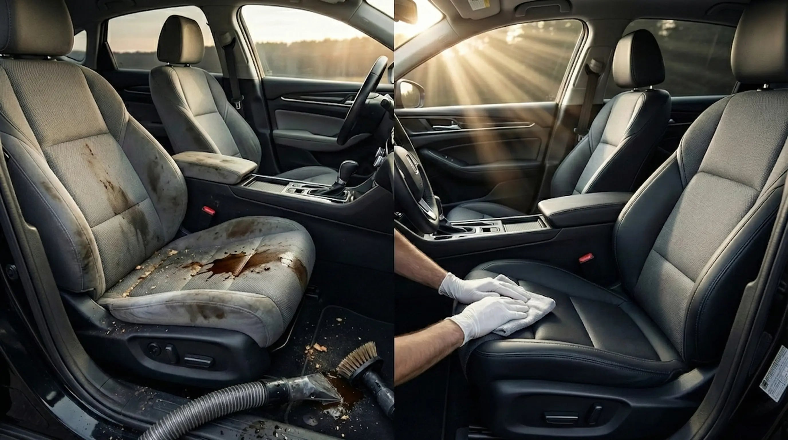 How to Clean Car Seats Without Ruining Them (Cloth, Leather)