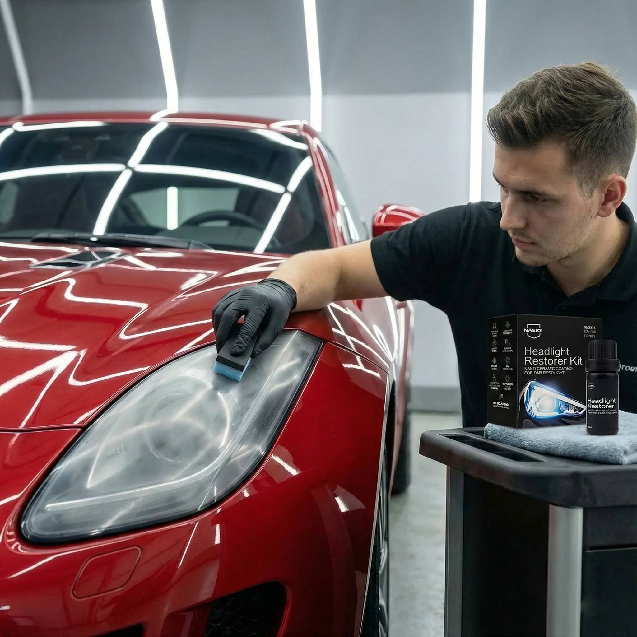 Headlight Restorer and Protection