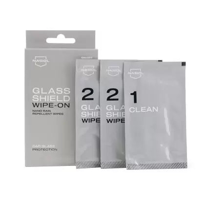 Nasiol GlasShield Wipe-On | Windshield Water Repellent