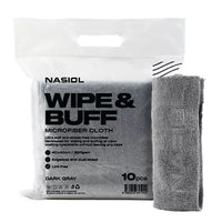 Nasiol Wipe & Buff Microfiber Cloth | Detailing Towel (10 Pieces)