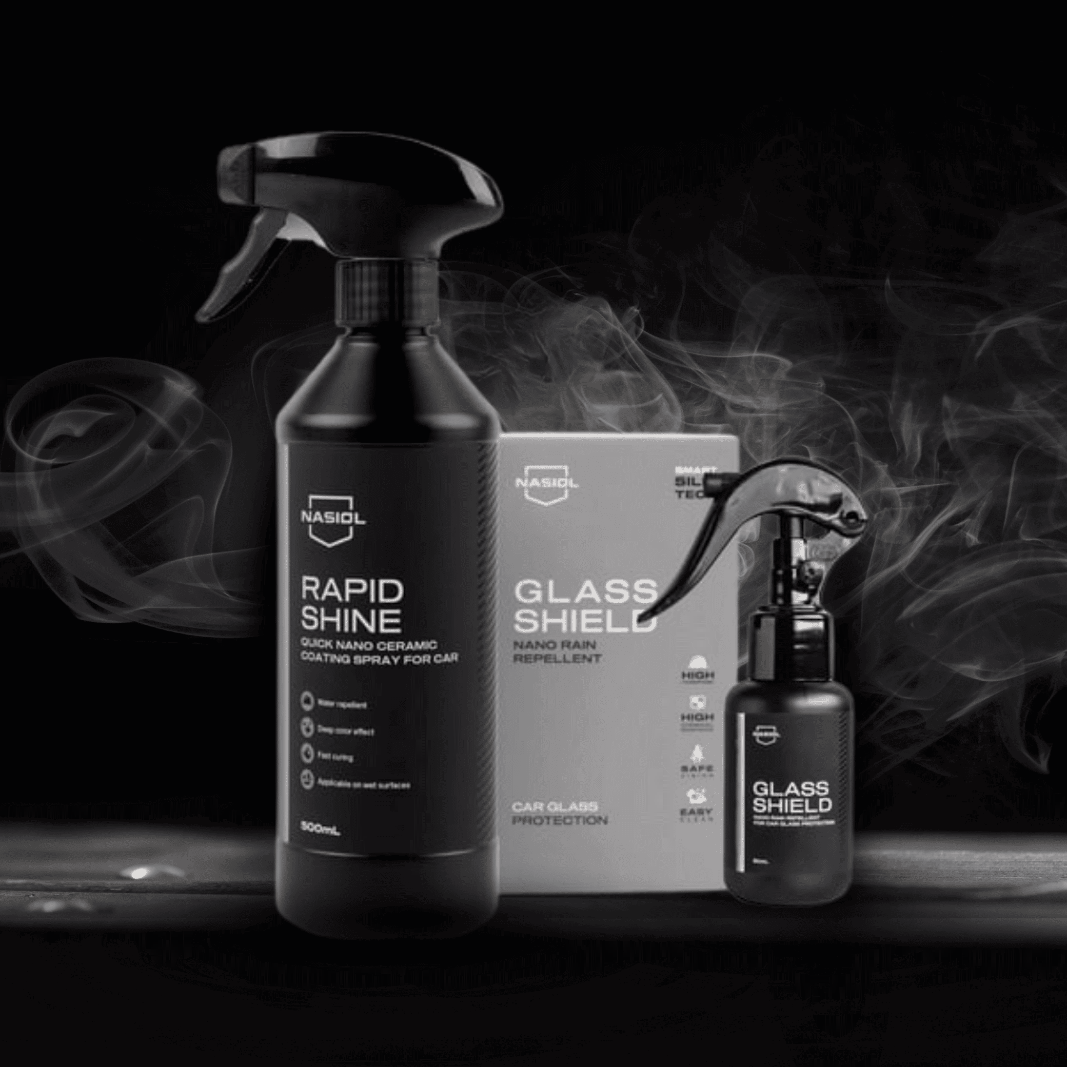 Nasiol RapidShine nano rain repellent