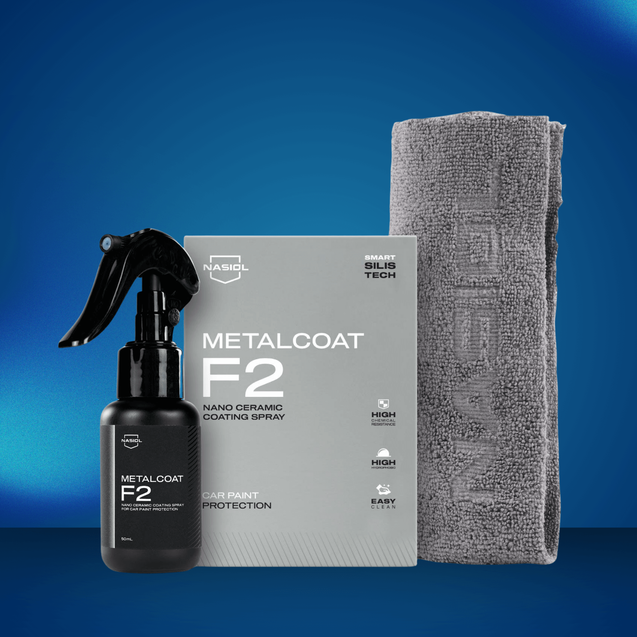 Nasiol MetalCoat F2 | Nano Ceramic Paint Spray, 50mL