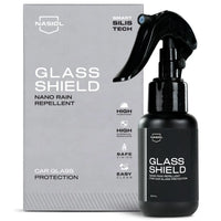 Nasiol GlasShield Nano Glass Coating Rain-Repellent Hydrophobic Windshield Mirrors Anti-Frost UV-Resistant 2 Years 50ml