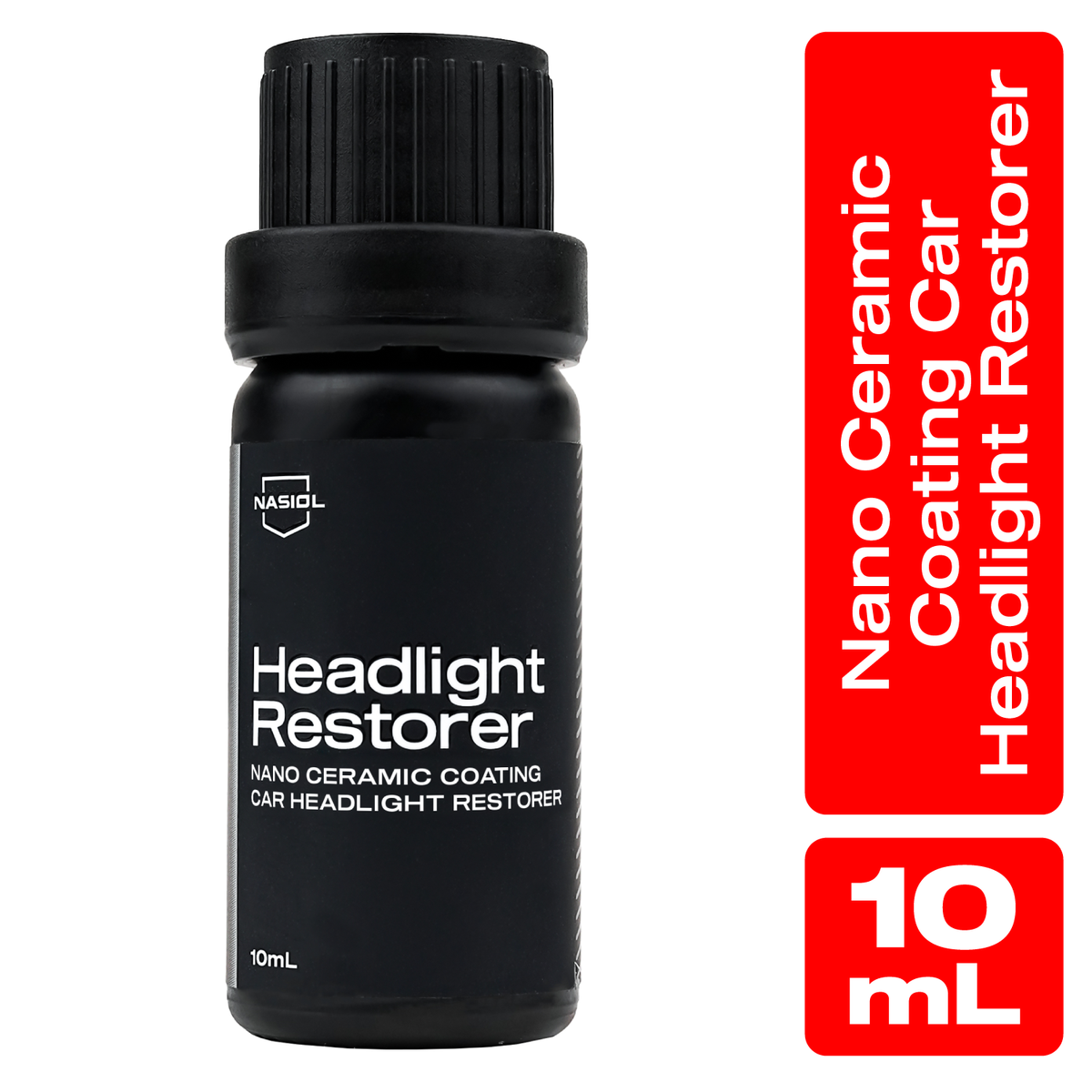 Nasiol Headlight Restorer Kit — Restore & Protect, 10ml