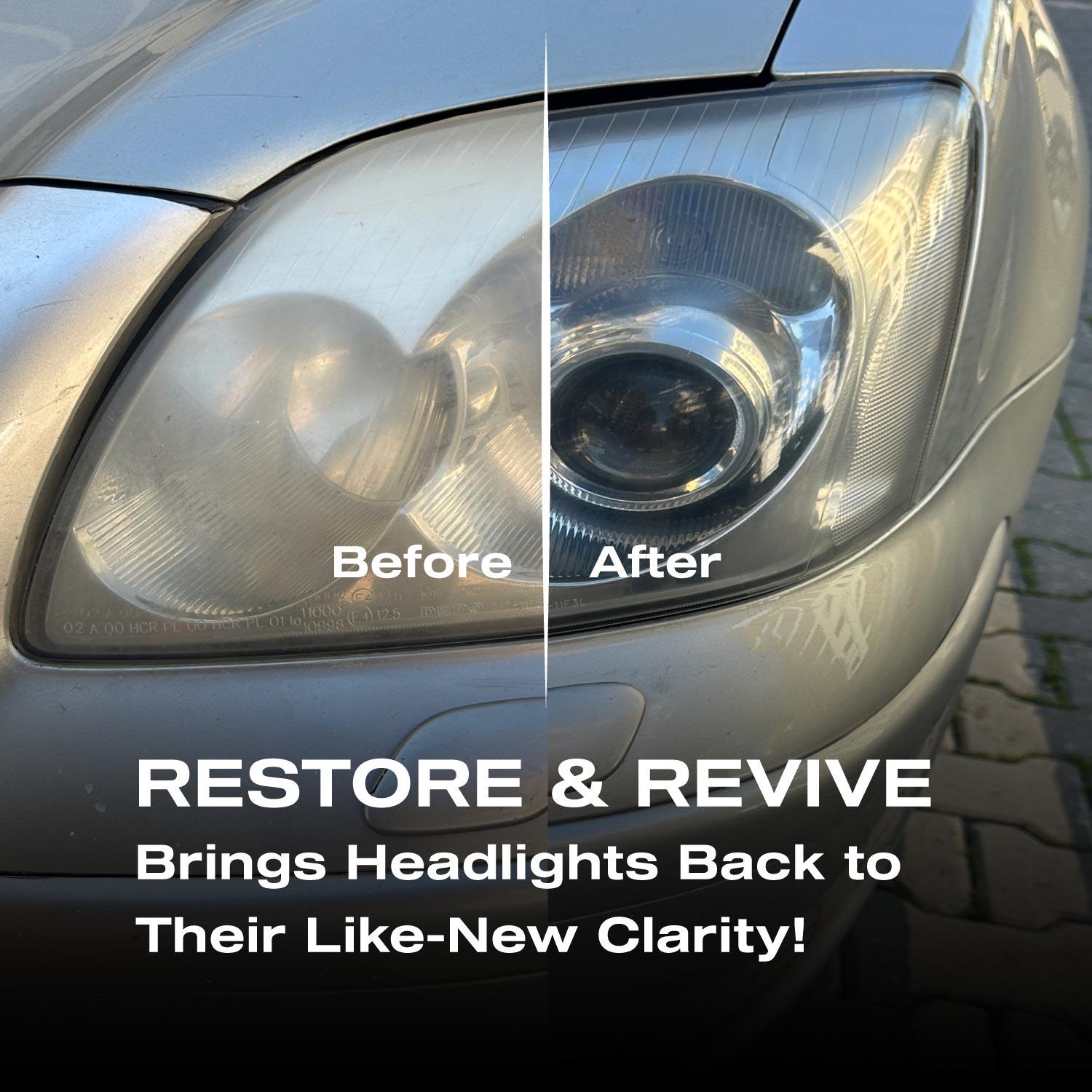 Nasiol Headlight Restorer Kit | Headlight Protection, 10mL
