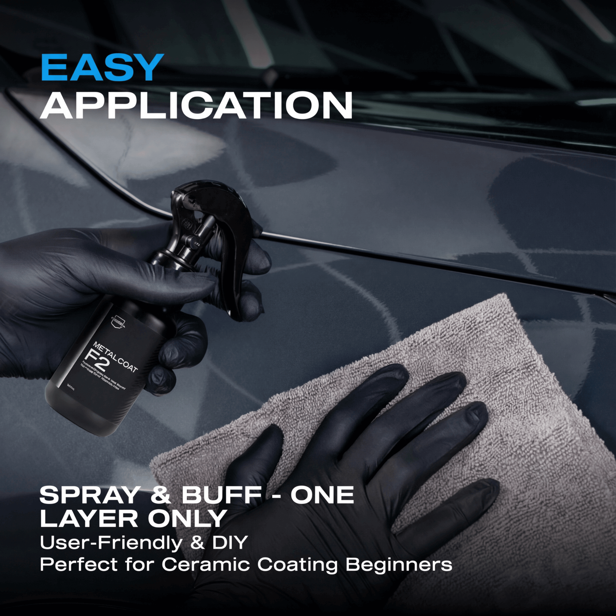 Nasiol MetalCoat F2 | Nano Ceramic Paint Spray, 50mL