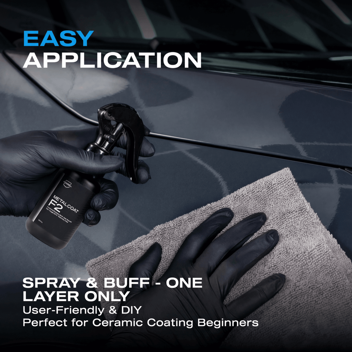 Nasiol MetalCoat F2 7H Ceramic Spray Coating — 1 Year, 50ml