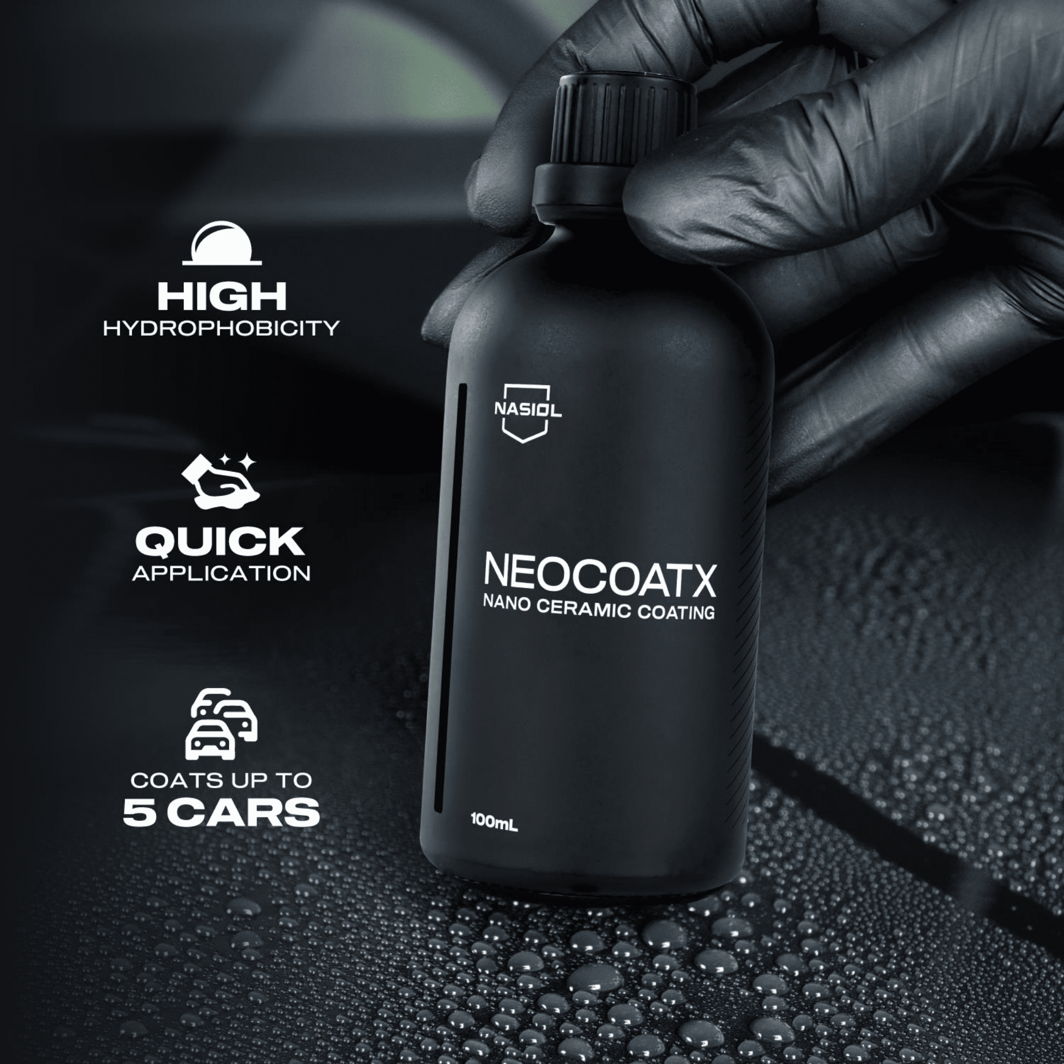 Nasiol NeoCoatX | Nano Ceramic Chemical Protection, 100mL