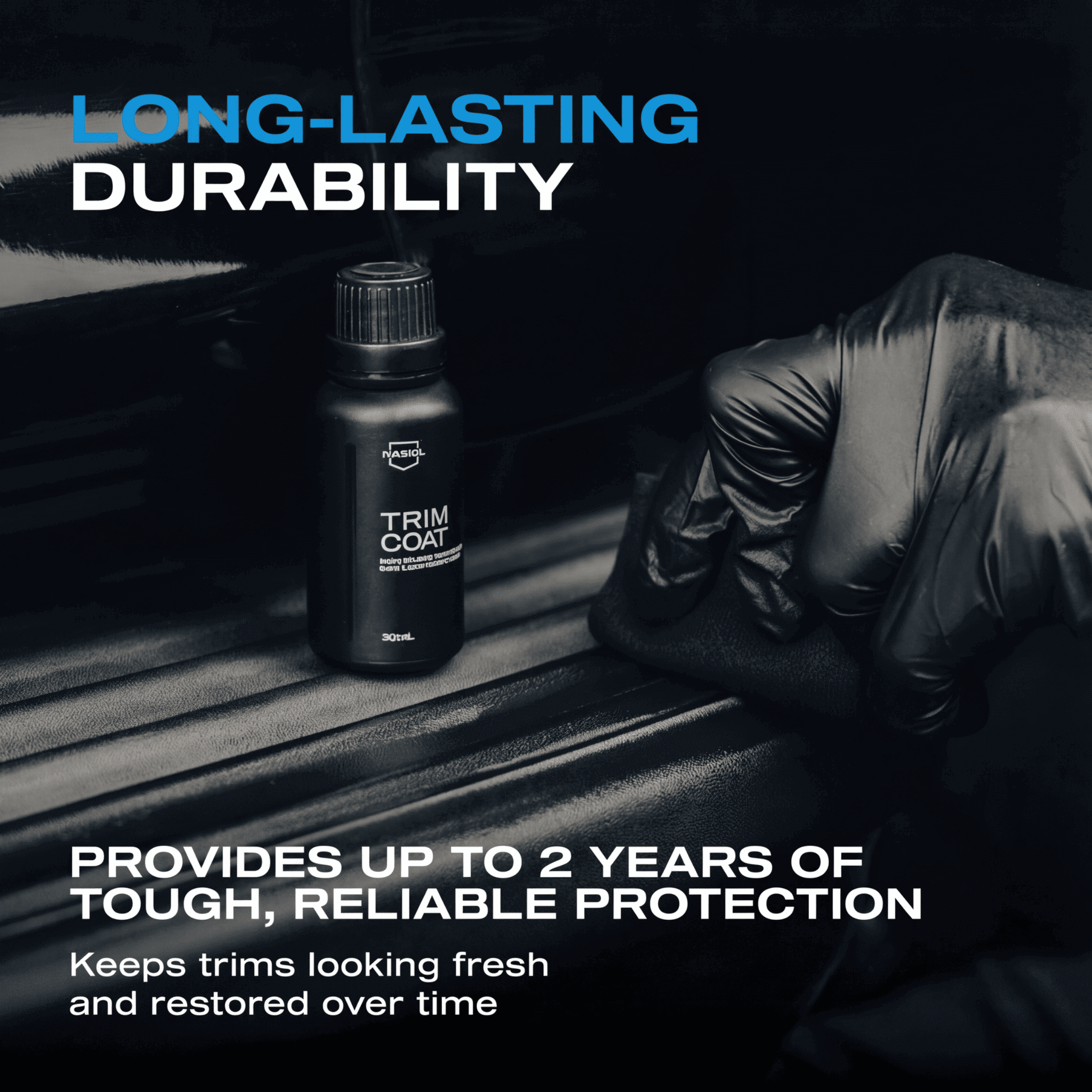 Nasiol TrimCoat | Nano Ceramic Trim Protection, 30mL