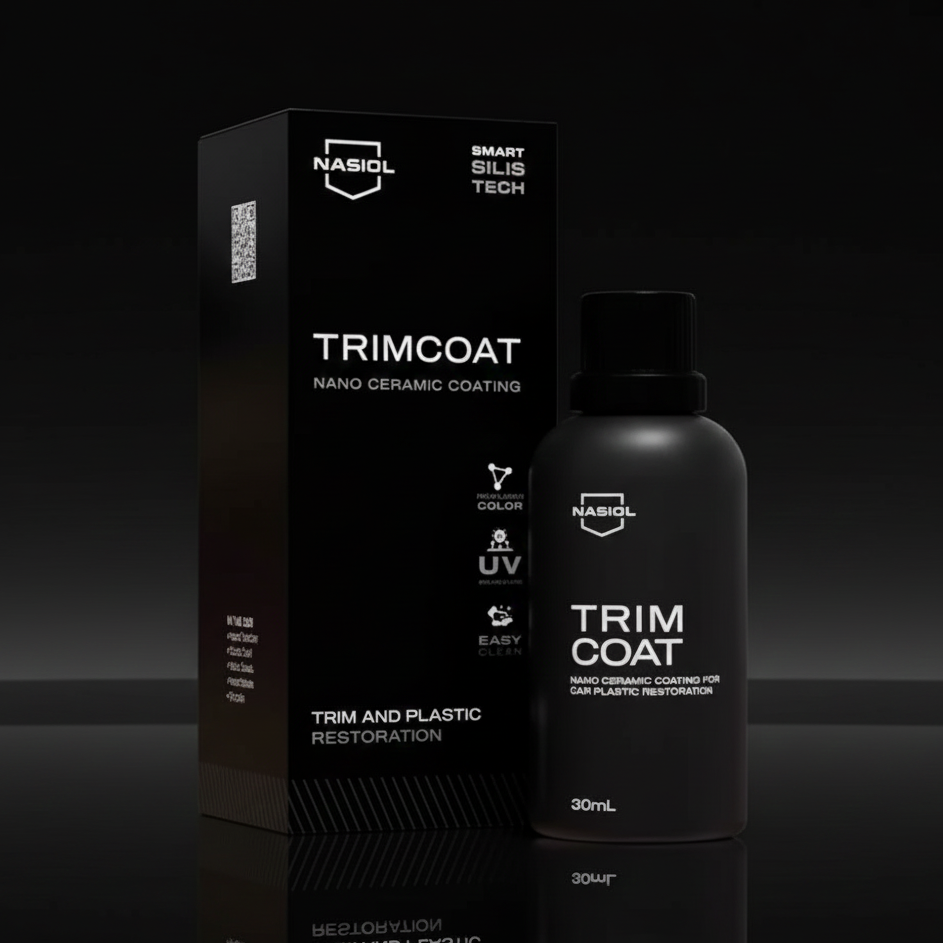 Nasiol TrimCoat — Ceramic Trim Restorer & UV Protection, 30ml